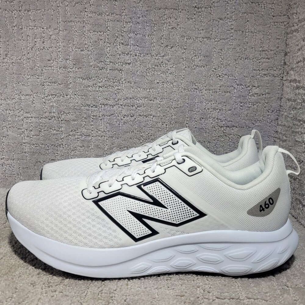 New Balance 460v4 Unisex Size Mens 12 Women 13.5 White Athletic Running Sneakers